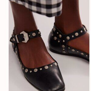 Free People Mystic Mary Jane Flats sz 10